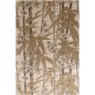 Vintage retro wallpaper – botanical bamboo and floral pattern
