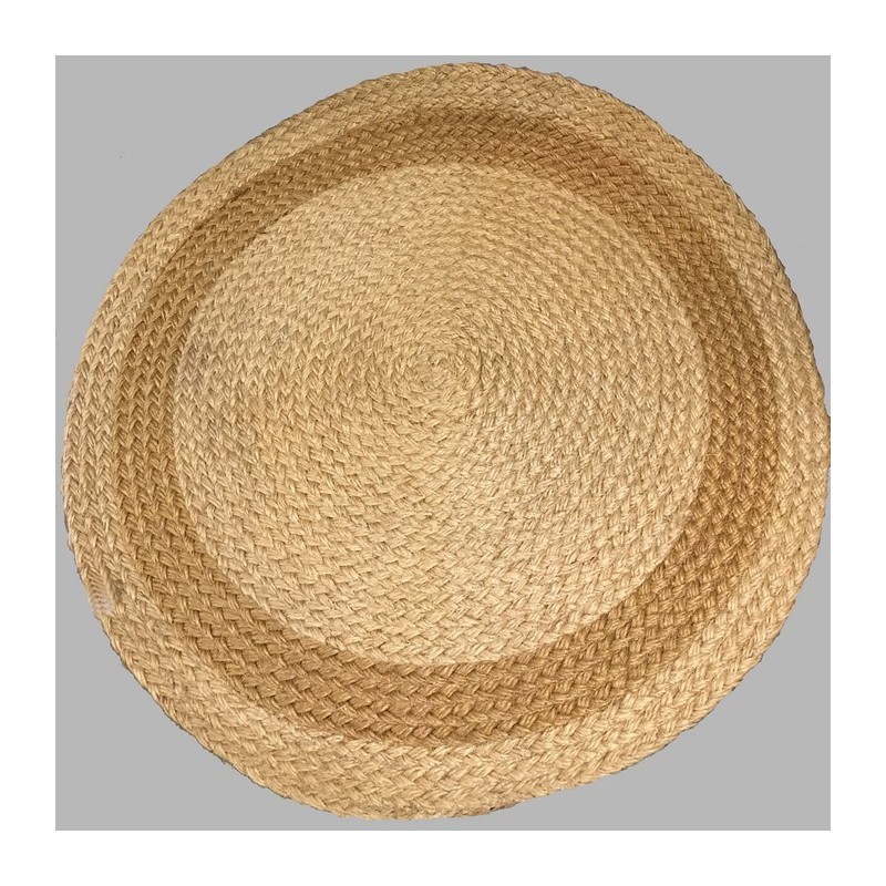 Rond vloerkleed kokos diameter 90 cm kleur naturel Rond vloerkleed kokos diameter 90 cm kleur naturel