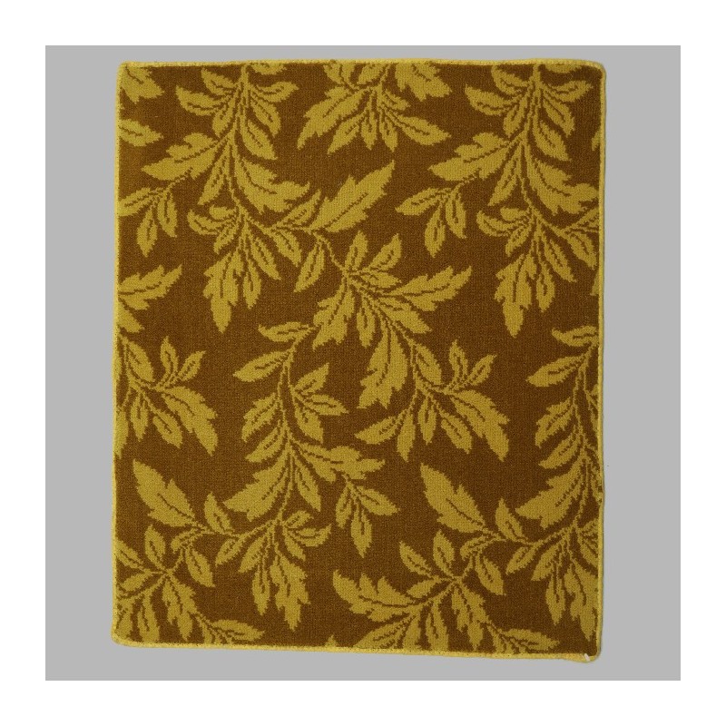 Mat okker en bruin met tak dessin 63 x 77 cm Mat okker en bruin met tak dessin 63 x 77 cm