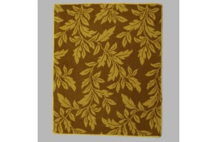Mat okker en bruin met tak dessin 63 x 77 cm