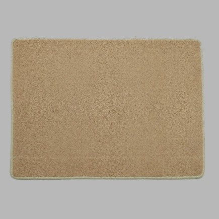 Mat licht bruin beige 50 x 67 cm