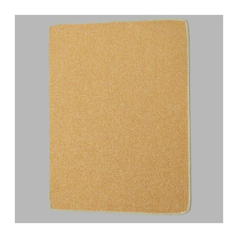 Mat Beige met een Vleugje Oranje – 50 x 65 cm, Afgewerkt met Band Mat Beige met een Vleugje Oranje – 50 x 65 cm, Afgewerkt met Band