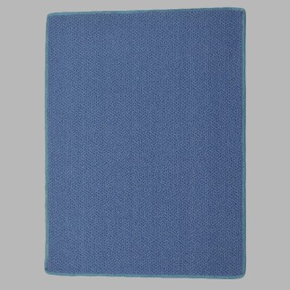 Mat Santorini Blue – 50 x 65 cm, Afgewerkt met Band