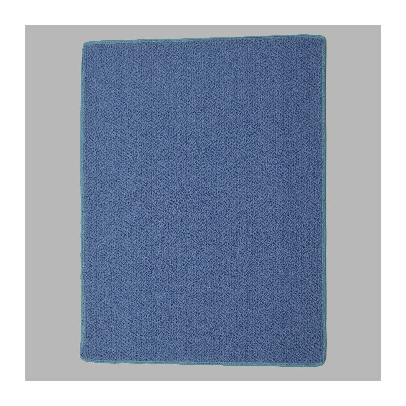 Mat Santorini Blue – 50 x 65 cm, Afgewerkt met Band