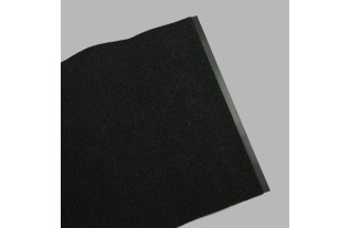 Droogloopmat zwart met rubberen rug 81 x 130 cm