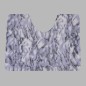 Toilet mat purple marbled 65 x 50 cm