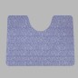 Toiletmat blauw bewerkt 65 x 50 cm Toiletmat blauw bewerkt 65 x 50 cm