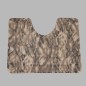 Toiletmat bruin gemarmerd 65 x 50 cm Toiletmat bruin gemarmerd 65 x 50 cm
