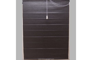 Pliable systeme rideau noir h 155 x br 120 cm.