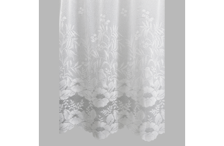 voilage Jacquard avec des fleurs et des oiseaux coupon 3 mètres