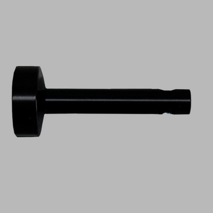 Tringle à rideaux pour rail complet 20 mm noir en différentes longueurs