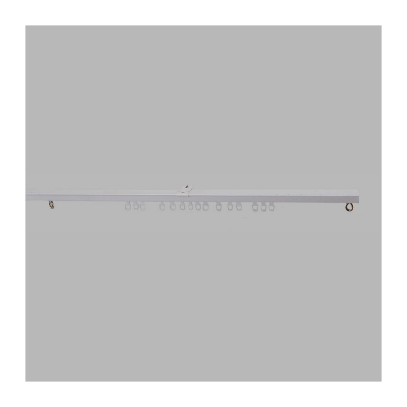 Rails de rideaux complets U-rail couleur blanc en différentes longueurs Rails de rideaux complets U-rail couleur blanc en différentes longueurs