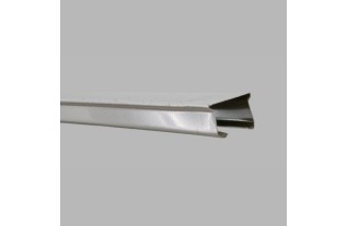 Complete curtain tracks U-tracks color white in different lengths