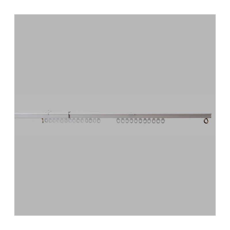Complete curtain slide track U-track color white in different lengths Complete curtain slide track U-track color white in different lengths