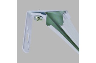 Curtain track wall supports with clamp function 3 cm long