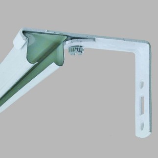 Support mural rail de rideau fonction de serrage 6 cm