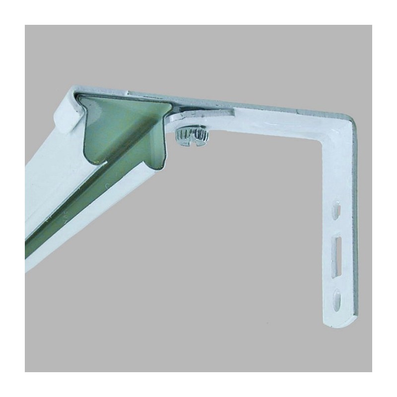 Support mural rail de rideau fonction de serrage 6 cm