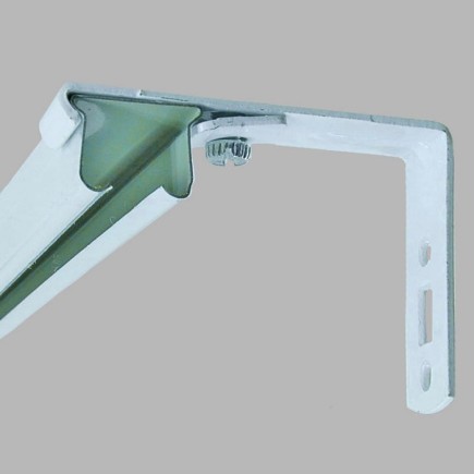 Support mural rail de rideau fonction de serrage 6 cm