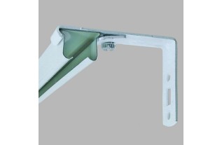 Curtain tracks support with clamp function 6 cm long