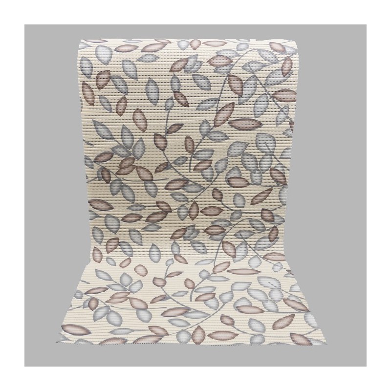 Tapis antidérapant 65 cm de large branche avec des feuilles