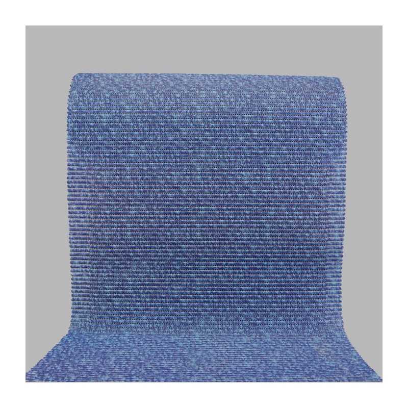Tapis antidérapant 65 cm de large bleu édité