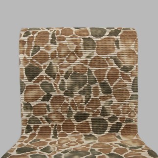 Tapis antidérapant 65 cm des pierres