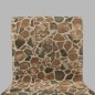 Anti-slip mat 65 cm wide stones