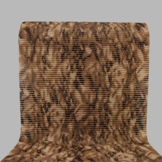 Anti-slip mat 65 cm wide brown marbled