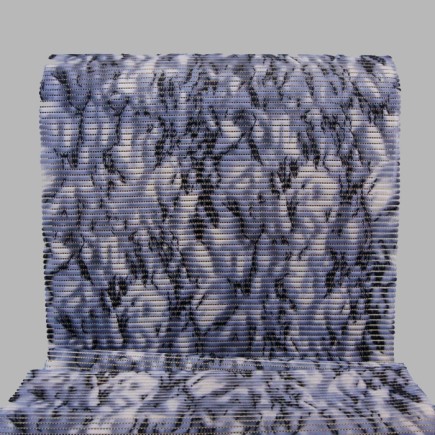 Anti-slip mat 65 cm wide color purple marbled