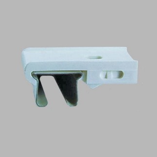Plafond clips smartclick gordijnrails plastic wit