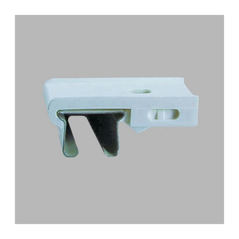 Plafond clips smartclick gordijnrails plastic wit Plafond clips smartclick gordijnrails plastic wit