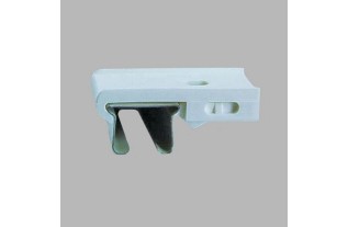 Clips plafond smartclick rail de rideau plastique blanc