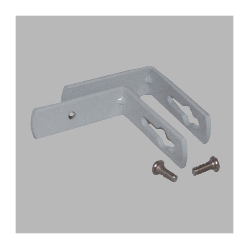 Afstand steun voor gordijnrails kleur wit lengte 5 - 15 - 20 cm per stuk