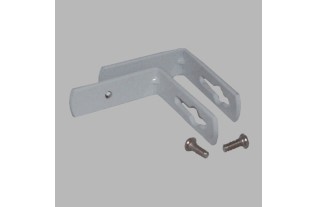 Afstand steun voor gordijnrails kleur wit lengte 5 - 15 - 20 cm per stuk