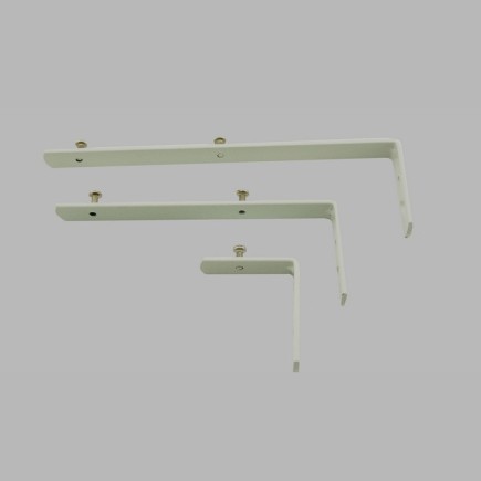 Supports for curtain tracks color white length 5 - 15 - 20 cm per piece