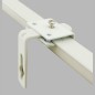 Supports for curtain tracks color white length 5 - 15 - 20 cm per piece Supports for curtain tracks color white length 5 - 15 - 20 cm per piece