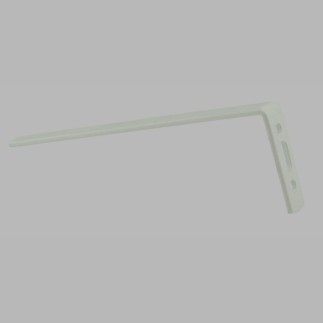 Distance wall brackets for curtain tracks white 20 cm long per piece