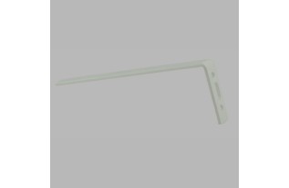 Distance wall brackets for curtain tracks white 20 cm long per piece