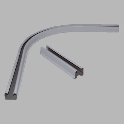 Piece de coin 90 pour rail de rideau manchon de raccordement