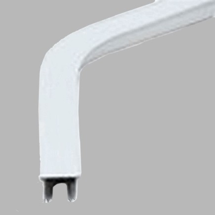 Corner for curtain tracks 135 with connection piece