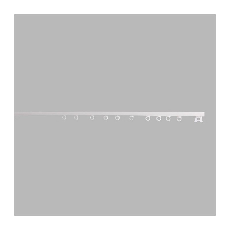 Complete curtain tracks AVR4 color white length 200 cm Complete curtain tracks AVR4 color white length 200 cm
