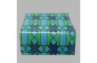 raamfolie kleef laag blok kruis design 45 x 200 cm