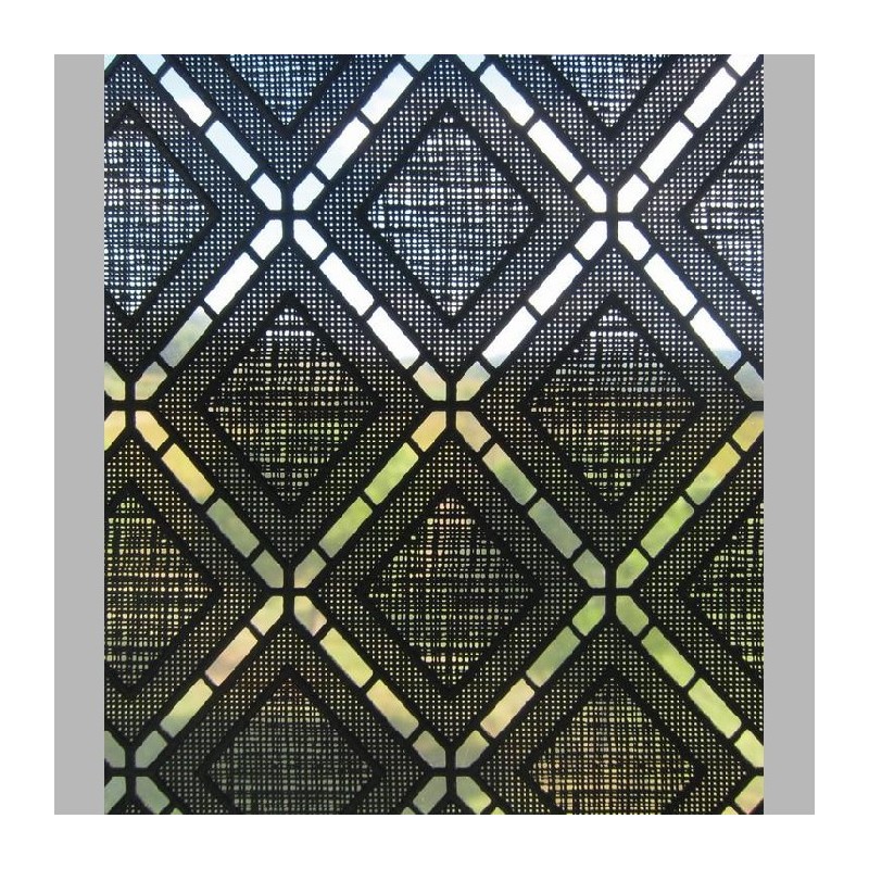 Lineafix Window Static Privacy Film design rhombus Cornwall Black width 46 cm Lineafix Window Static Privacy Film design rhombus Cornwall Black width 46 cm