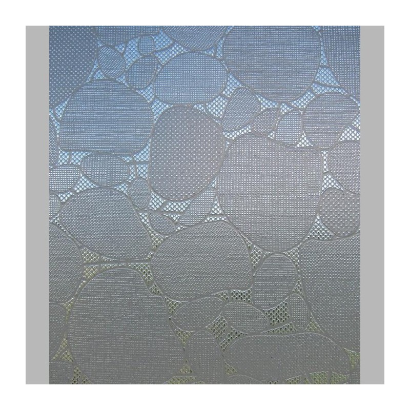 Lineafix fenêtre film statique design gravel argent largeur 46 cm