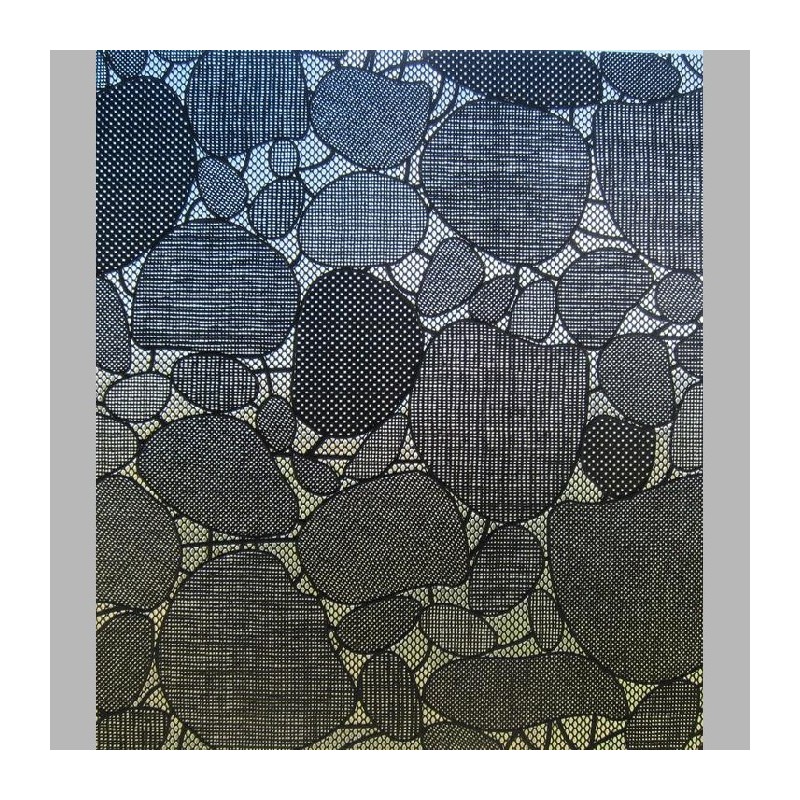 Lineafix statische raamfolie design gravel Cornwall Black breedte 46 cm