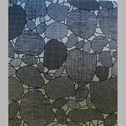 Lineafix Window Static Privacy Film design gravel Cornwall Black width 46 cm