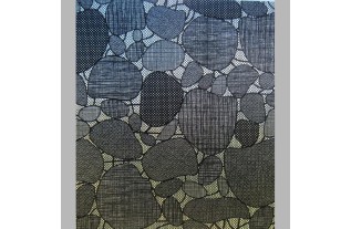 Lineafix Window Static Privacy Film design gravel Cornwall Black width 46 cm