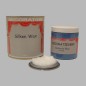 Silken wax (400ml) and chalk paint Santorini Blue(250ml)
