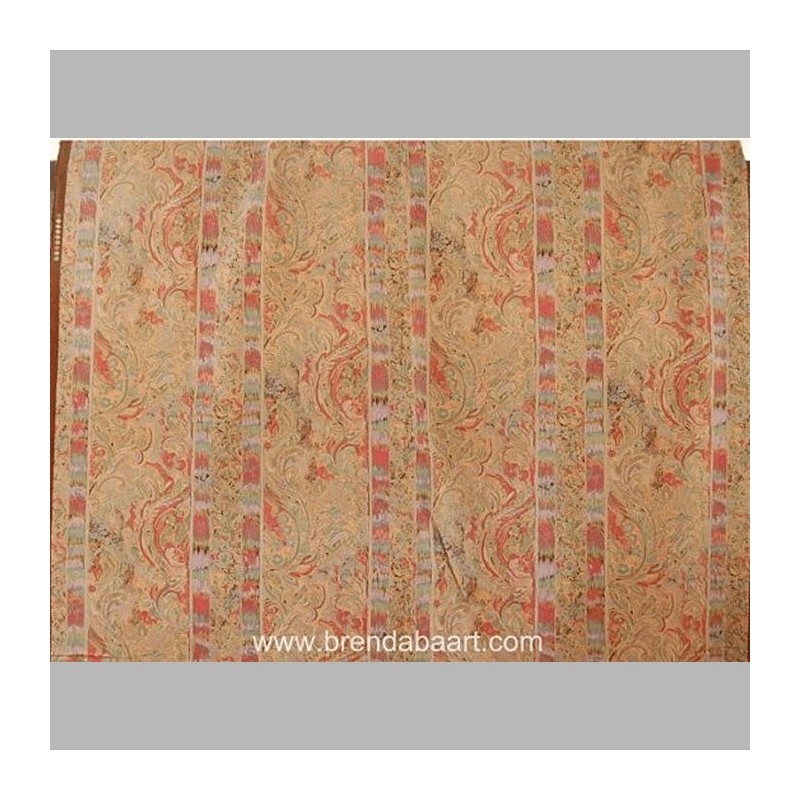 Scotchgard fabric striped with leaves Scotchgard fabric striped with leaves