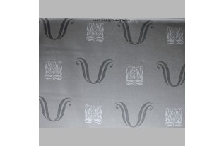 batiste fabric with drawing gray